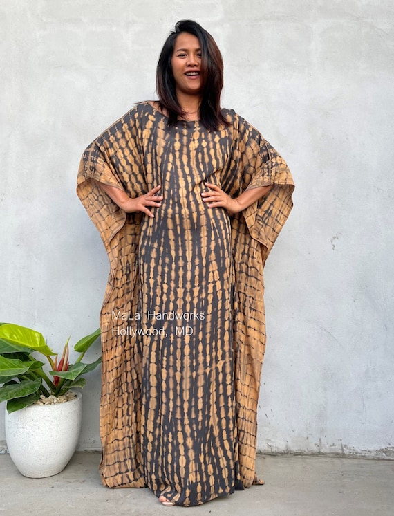 AC 14 Kaftan for Women Petite Kaftan Boat Neck Caftan Vacation Dress Resort Wear Travel Kaftan Colorful Maxi Dress Cruise Kaftan Etsy