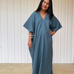Grey Blue Dress - Etsy