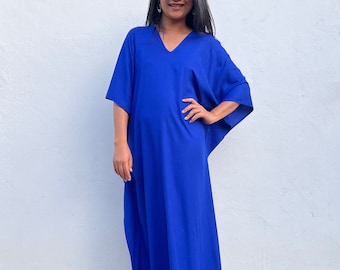 N-44 Royal Blue Kaftan