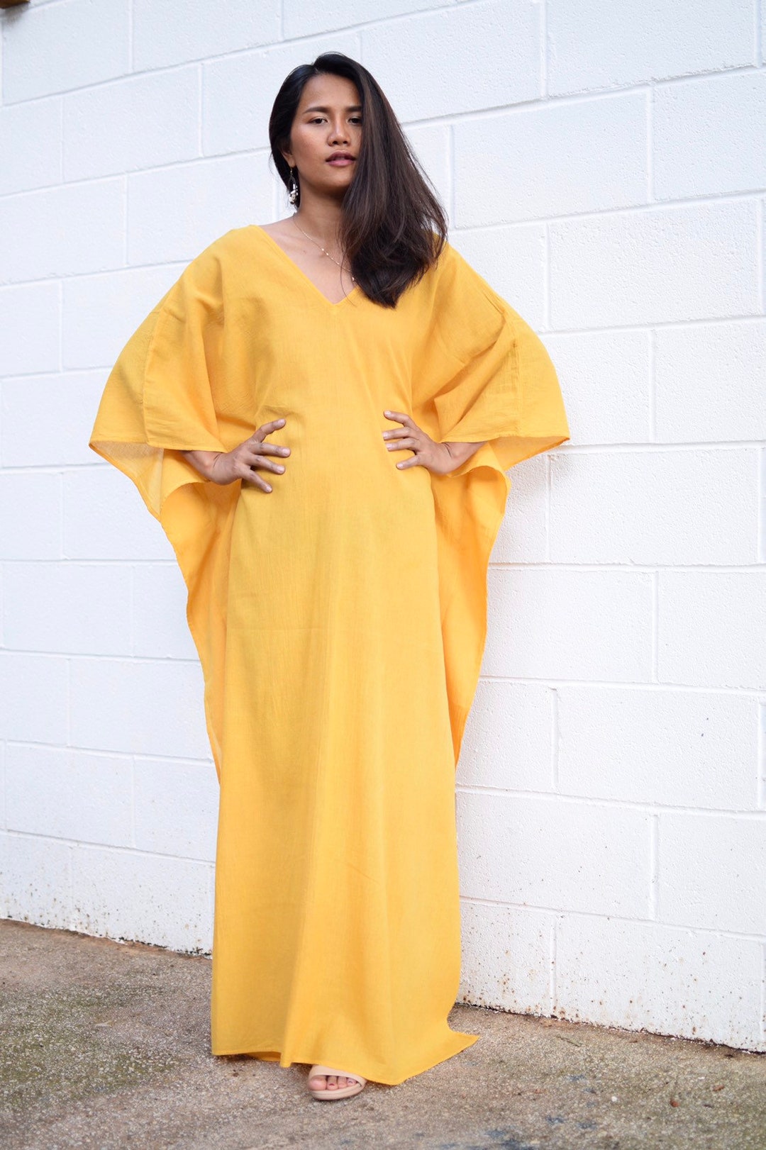 Strand Cover-up Lougewear Dames Boho Kimono Vest – Oversized Kaftan Als Strandjurk, Cover-up Of Loungwear, één Maat Voor De Meeste Vrouwen Oversized Loungwear