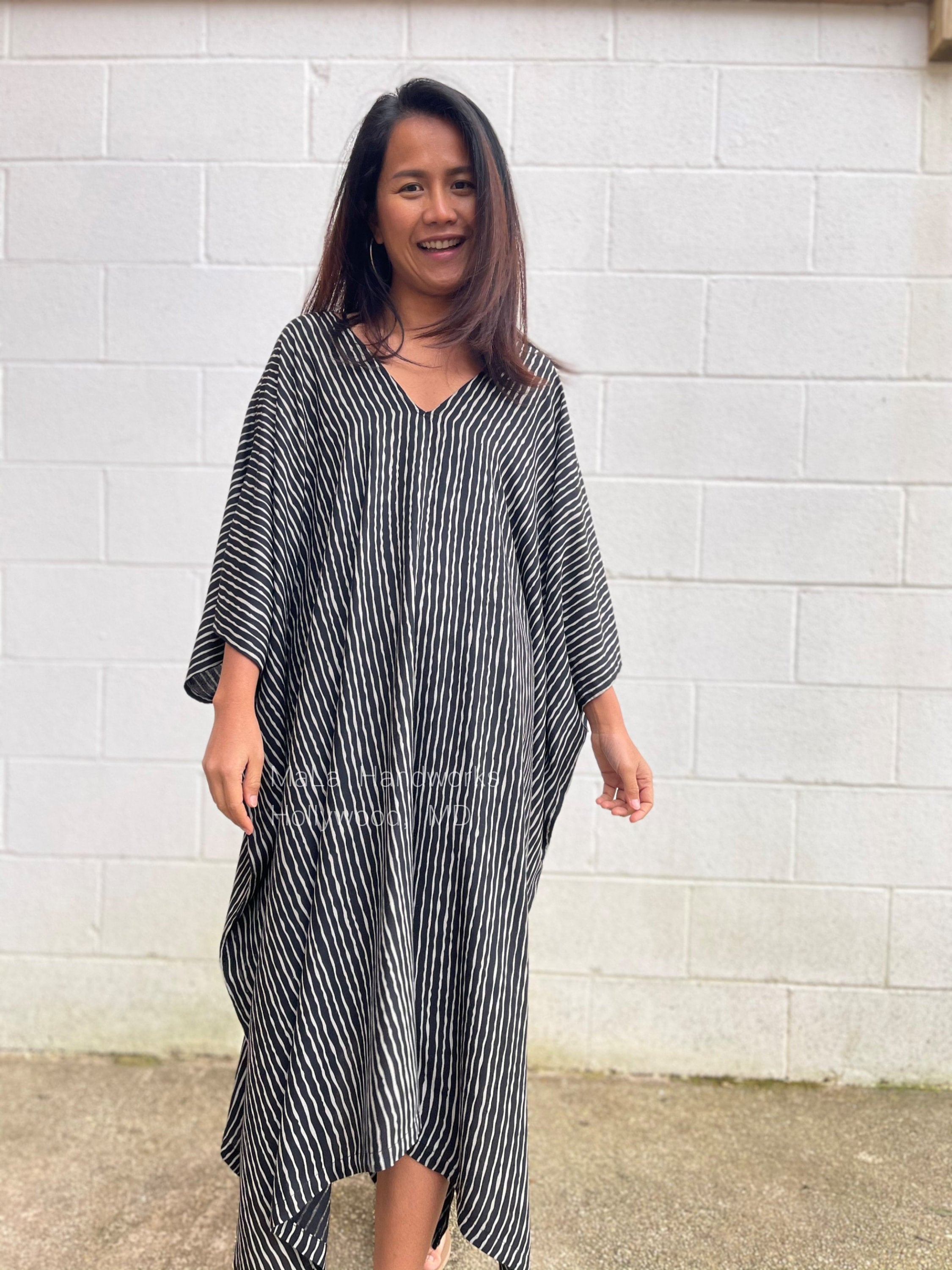 Striped Kaftan - Etsy