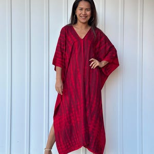 A- Tie Dye Kaftan, caftan, beach, resort, vacation, cruise, pool, party, lounge, home, work at home