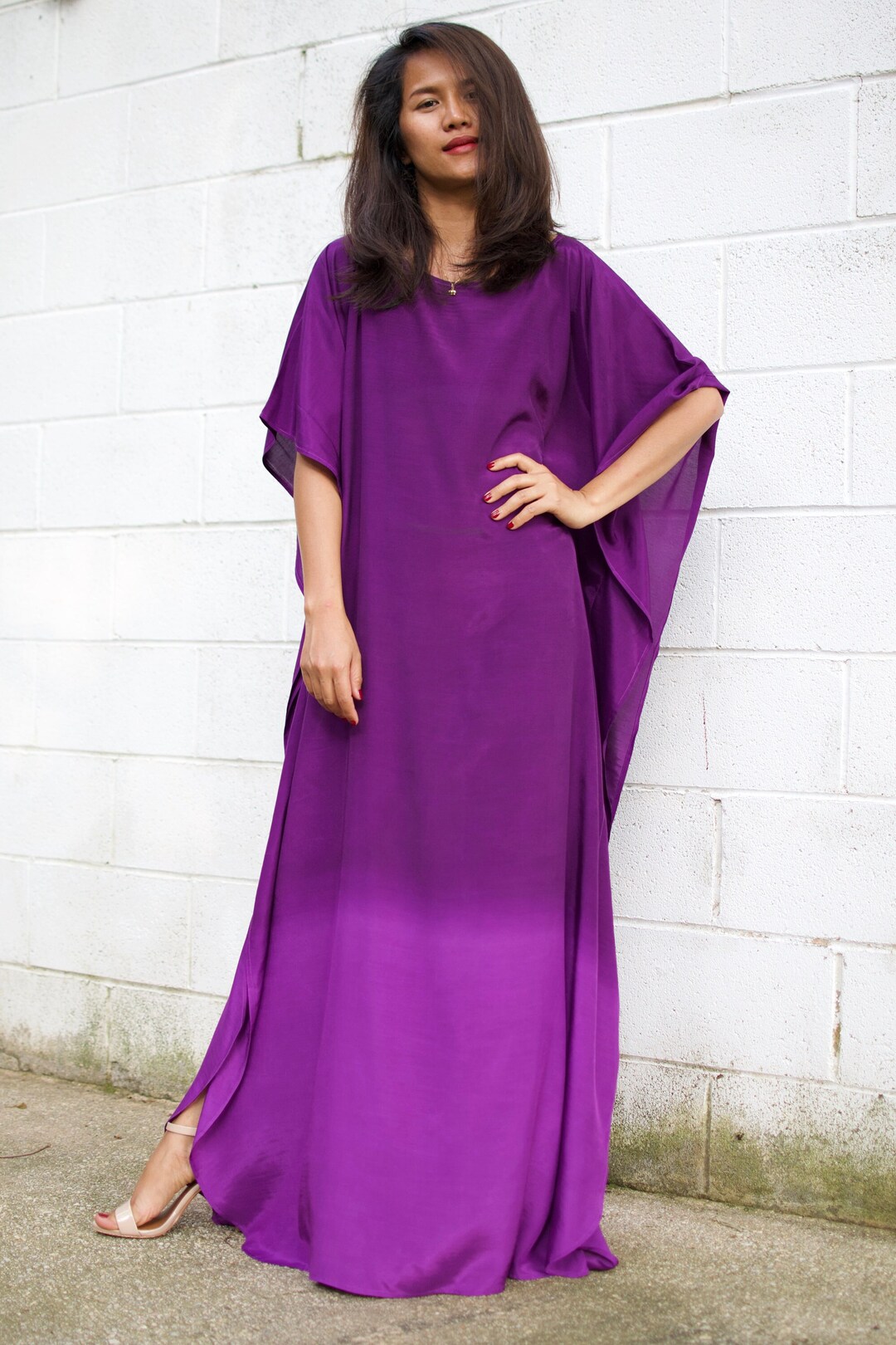 Un Soir Caftan Lilas Caftan Mariée
