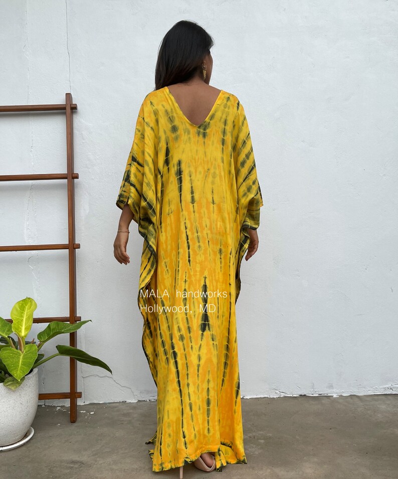 Kaftan Jada Flo Taupe tye dye