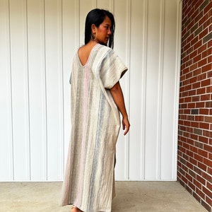 Hand woven, Natural dye yarn, Cotton woven