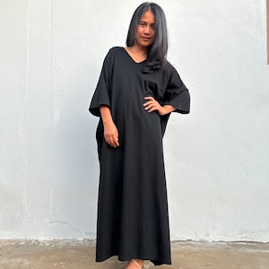 winter muumuu dresses Sakmal Pink Flannel Nightgowns for Women Winter Mumu Dress with Pockets Long Sleeve Cute Crew Neck Womens Nightgowns S, Women's, Size: Small