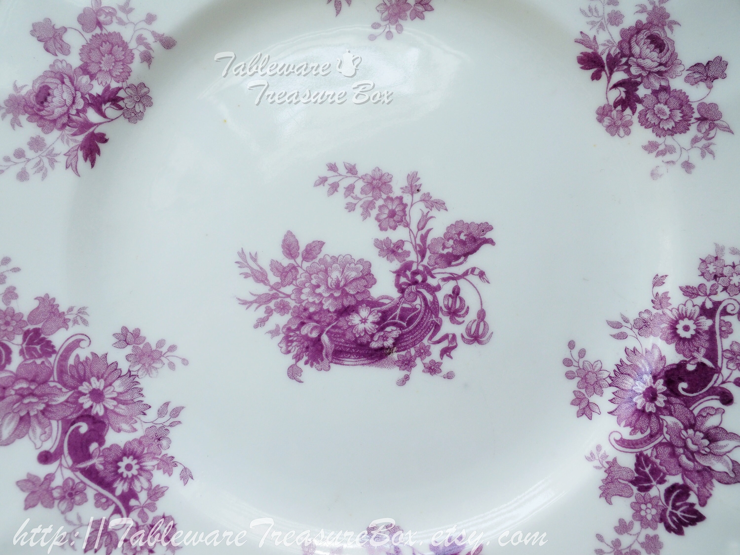 H & R Daniel Pattern No. 4258 Plate - Etsy