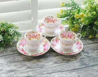 6pc set - Antique Spode 3886 Cups and Saucers