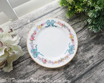 Antique Royal Worcester Hand Painted Dessert Plate c.1907