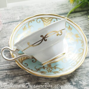 Grosvenor Melrose Artisan Signed Teacup and Saucer image 5