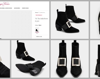 Roger Vivier Viv Tex Ankle Boots - Etsy