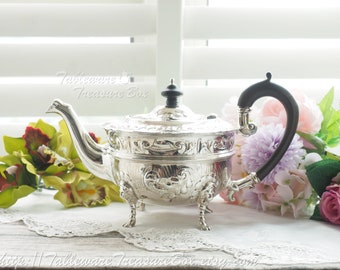 Antique England Sheffield Sterling Silver Teapot c.1906