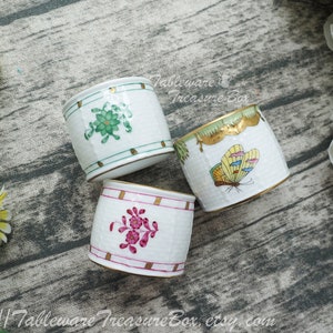3pc set - Herend Napkin Rings