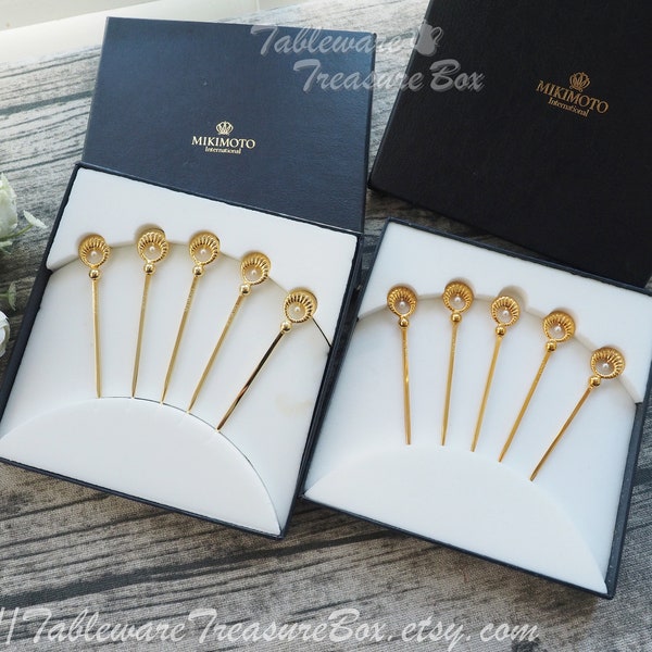 1 of 2 - Mikimoto Cocktail Pin Sets