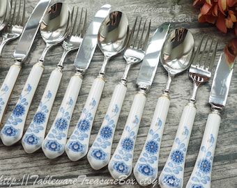 3pc set - Narumi Japan Milano Dinner Knives + Forks + Spoons
