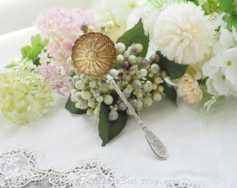 Antique French Sterling Silver Henin and Cie Gilt Sifter