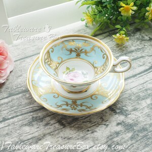 Grosvenor Melrose Artisan Signed Teacup and Saucer image 2