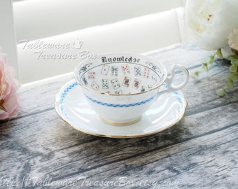 Aynsley The Cup of Knowledge for Fortune Telling Tea cup and saucer set
