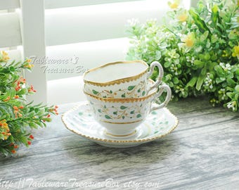 3pc set - Worcester Flight Barr & Barr Porcelain TRIO