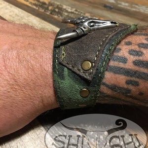 Leather bracelet, bracelet, man, burning man, Vikings, gift, Accessories