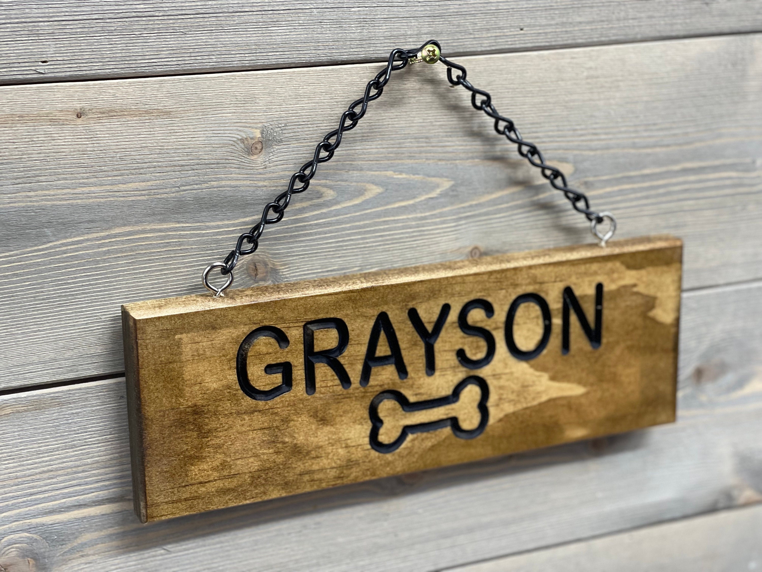 Dog Crate Cage Sign Customized/personalized Dog Gifts/dog Etsy
