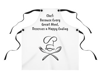 Avental de chef divertido, presente de culinária personalizado