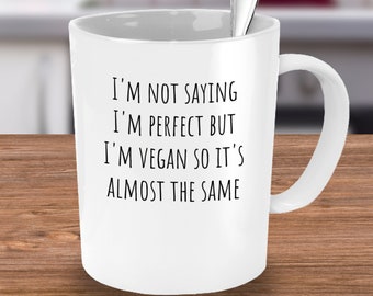 Vegan Mug, Powered By Plants, Plant Based Mug, Funny Vegan Mug, Cute...