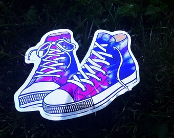 converse holographic shoes