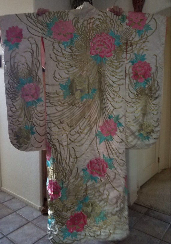 Vintage Wedding Uchikake Geisha Bijin Kimono