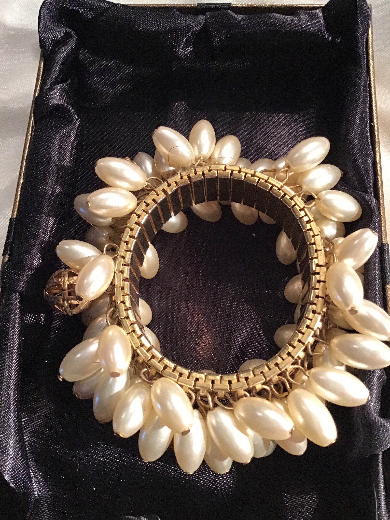 Pearls & Gold Beads Bracelet Etsy