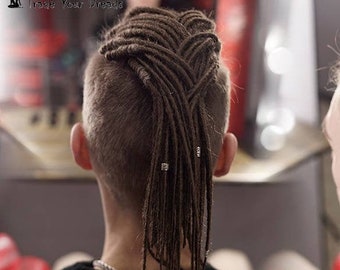 dreadlock extensions with short hair