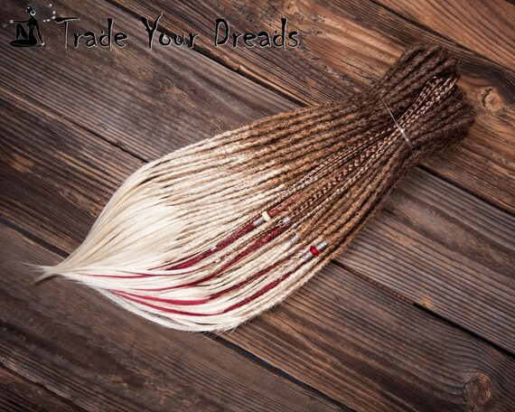 DE Dreadlocks, SE Dread, Synthetic Dreads, Natural Ombre Dreadlocks, Smooth Dread, Accent Dreads, From sample to full set (see item details)