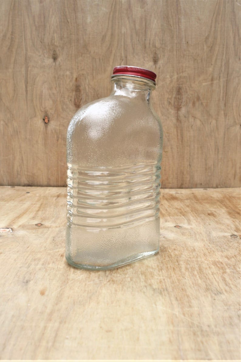 Vintage Anchor Hocking Glass Refrigerator Bottle/1940s/ Retro Etsy