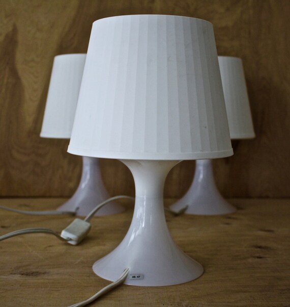 Vintage Ikea LAMPAN Table Lamps/Set of 3/ Plastic Lamp/ | Etsy