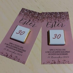 SEGNAPOSTO CON CIOCCOLATINO