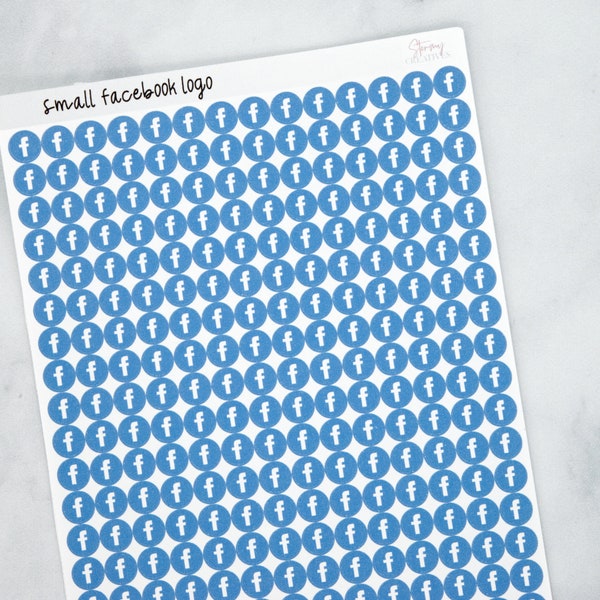 Facebook Icon Stickers Etsy UK