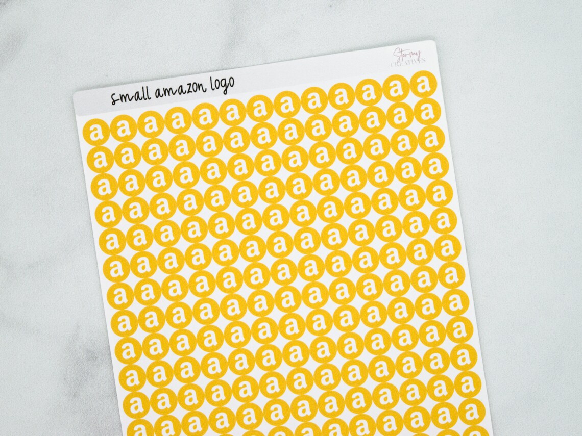Small Amazon Logo Dot Stickers for Functional and Decorative Etsy