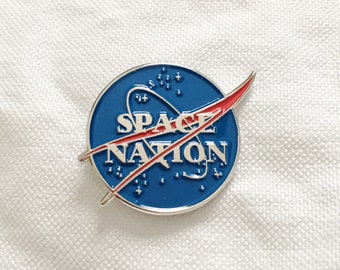 Space Nation Enamel Pin
