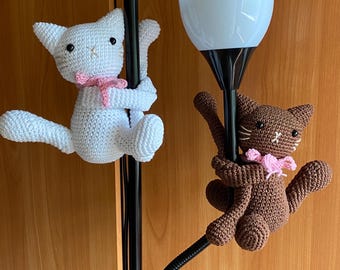 Crochet Cat Curtain Tieback: Nursery Decor, Baby Toy