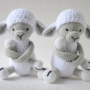 Crochet Sheep Curtain Tieback: Nursery Decor Amigurumi Toy