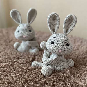 Crochet Bunny Curtain Tieback: Amigurumi Nursery Decor
