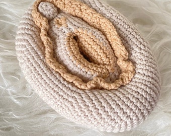 Crochet Gag Gift: Handmade Cotton Adult Humor Decor