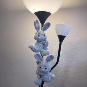 Crochet Bunny Curtain Tieback: Nursery Decor, Pram Toy