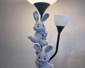 Crochet Bunny Curtain Tieback: Nursery Decor, Pram Toy