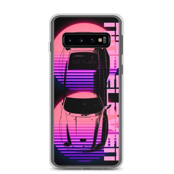 Synthwave Midnight Outrun Samsung S10 Case