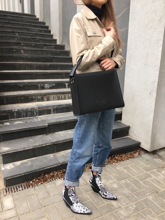 Allsaints zep leather box bag clearance