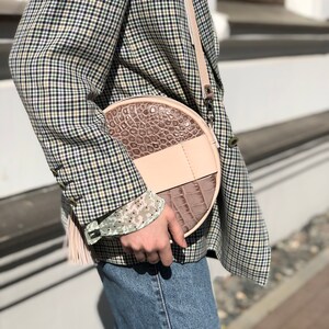 Women's daily circle handbag, party clutch, create your own crossbody bag