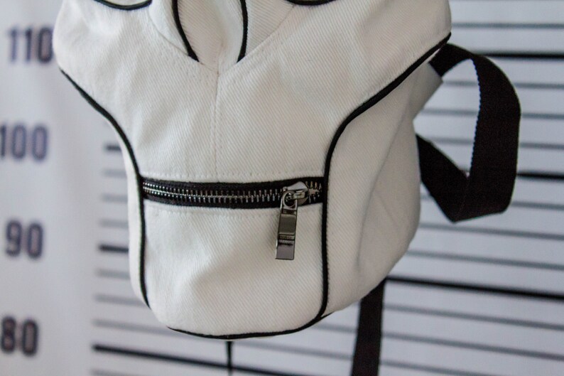 White Skull Backpack Skull Rucksack Skull Bag