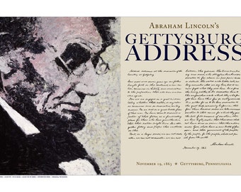 Abraham Lincoln Quotes: The Gettysburg Address (LARGE PRINT)