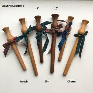 Traditional Spurtle handmade in Scotland, Scottish hardwood, wedding gift, Christmas, stocking, thistle, stirrer, wand, porridge, anyfink, image 2